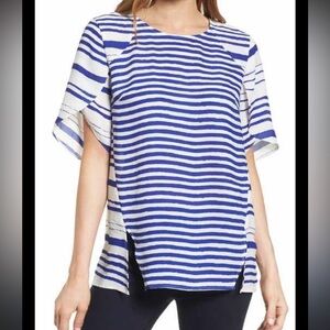 Nautical Striped Women's Tunic Top